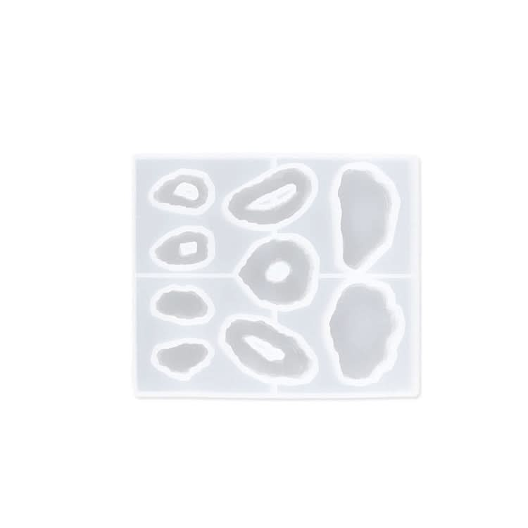 2 PCS DIY Crystal Drip Silica Gel Mold Earrings Pendant Jewelry Drip Mold-Reluova