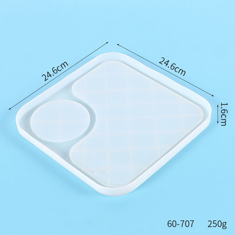 DIY Crystal Glue Afternoon Tea Tray Decoration Silicone Mold My Store