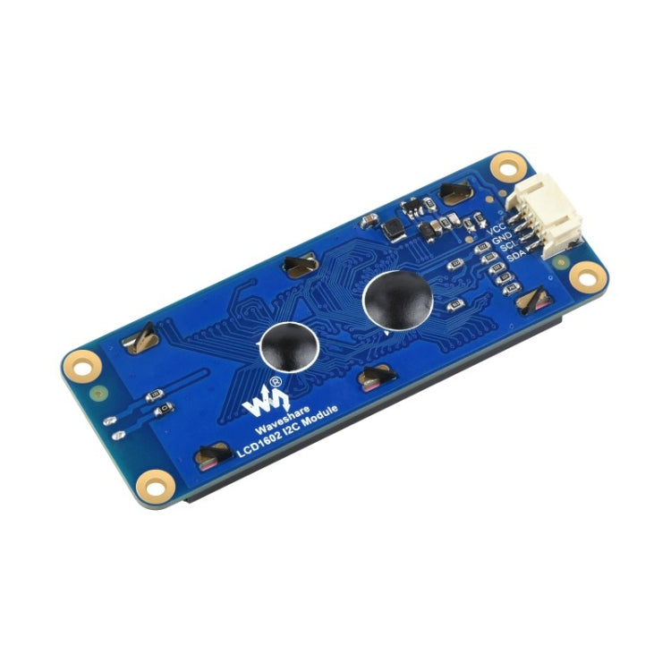 Waveshare 23991 LCD1602 I2C Module, White with Blue Background, 16x2 Characters, 3.3V/5V Reluova