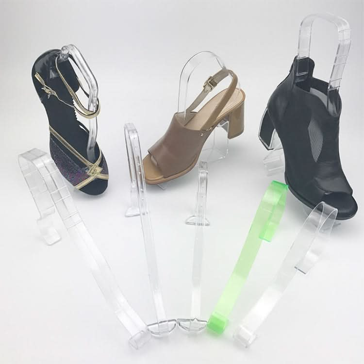 10 PCS Plastic Thickened Transparent Elastic Anti-Wrinkle Anti-Flat Shoe Rack Shoe Store Display Shoe Rack