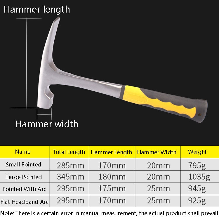 Geological Exploration Tool Multi-Function Hardware Hammer, Style: My Store