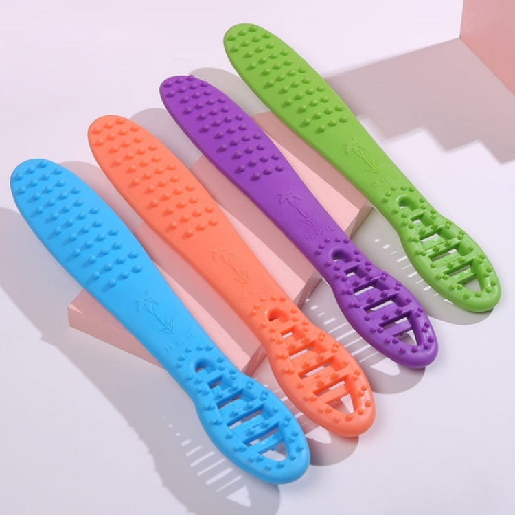 Silicone Health Meridian Massage Fitness Massager Random Colour Delivery, Shape: First Generation 27cm