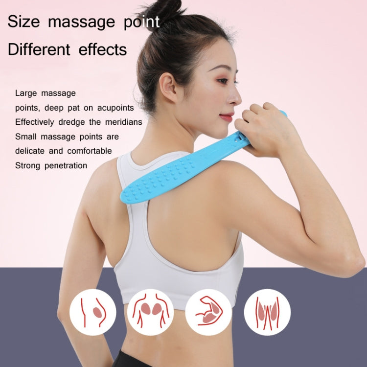 Silicone Health Meridian Massage Fitness Massager Random Colour Delivery, Shape: First Generation 27cm Reluova