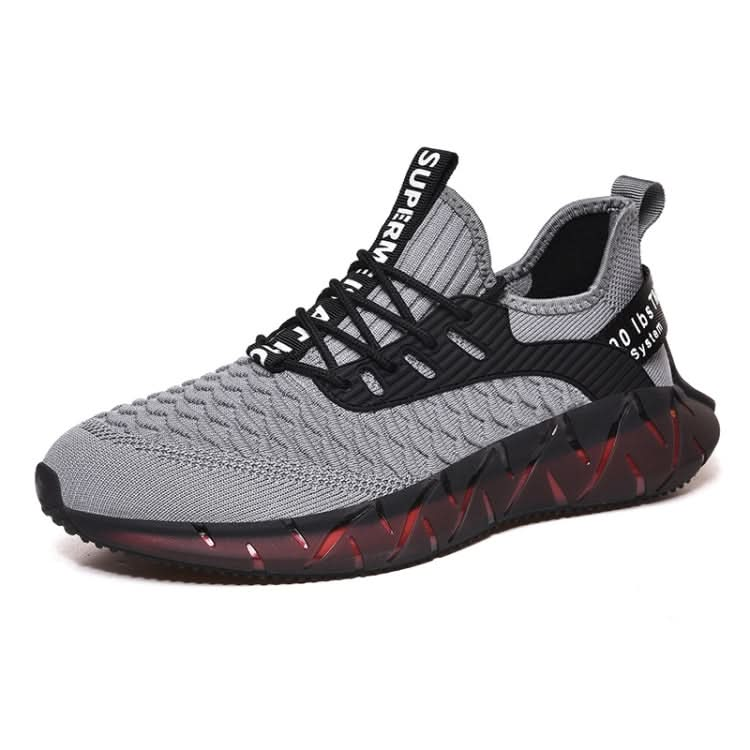 Men Lightweight Breathable Mesh Sneakers Flying Woven Casual Running Shoes, Series 2 Reluova