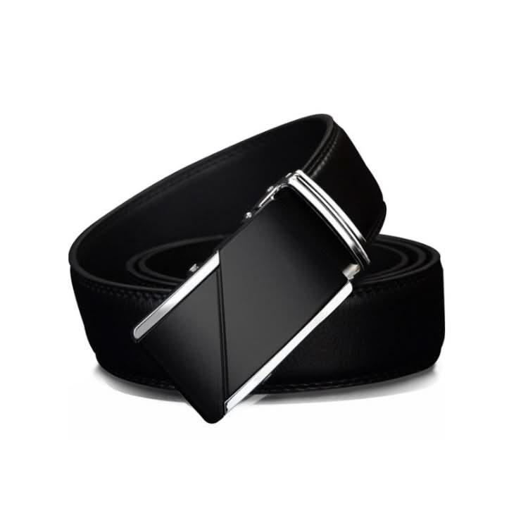 COWATHER CZ025 Men Fashion Business Two-Layer Cowhide Automatic Buckle Belt,Length： Reluova