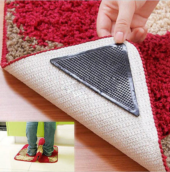 4 PCS/Set Recyclable Anti-Slip Washable Rug Carpet Mat for Home Bath Living Room My Store