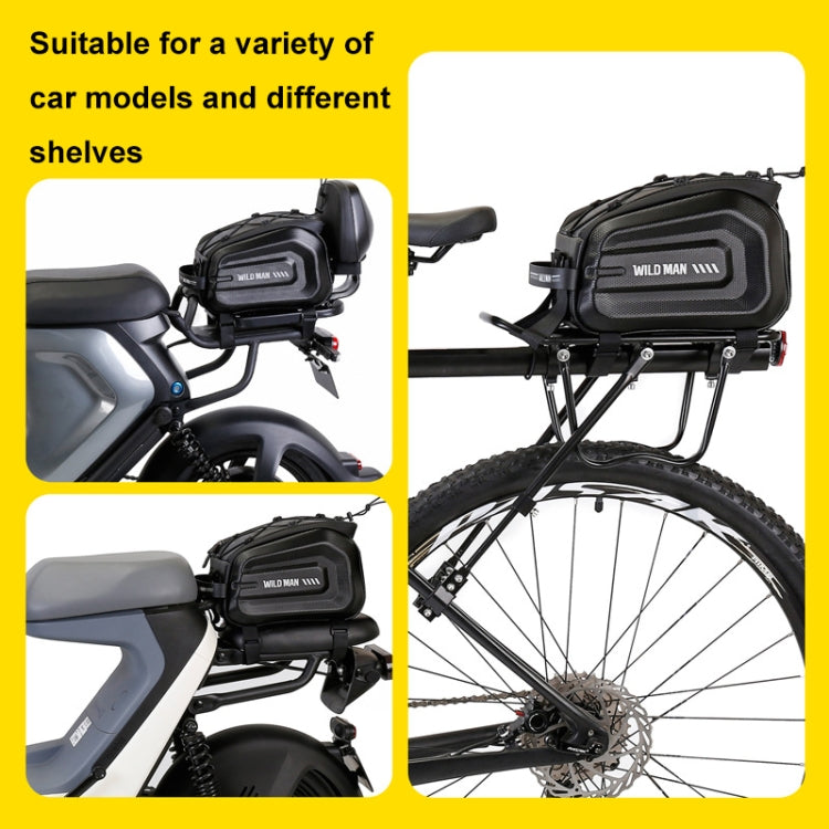 WILD MAN GD5 4L Bicycle EVA Hard Shell Rack Tail Bag Outdoor Cycling Equipment Reluova