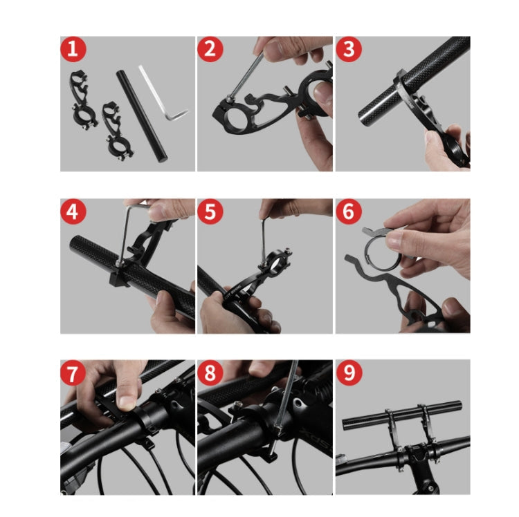 WEST BIKING YP0719246 Bicycle Light Code Table Extension Frame Specification: Reluova