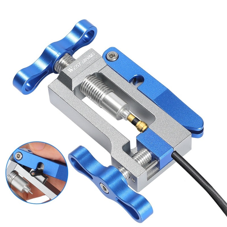 WEST BIKING YP0719252 Bicycle Oil Needle Installation Tool Cycling Tubing Jack Repair Tool Reluova