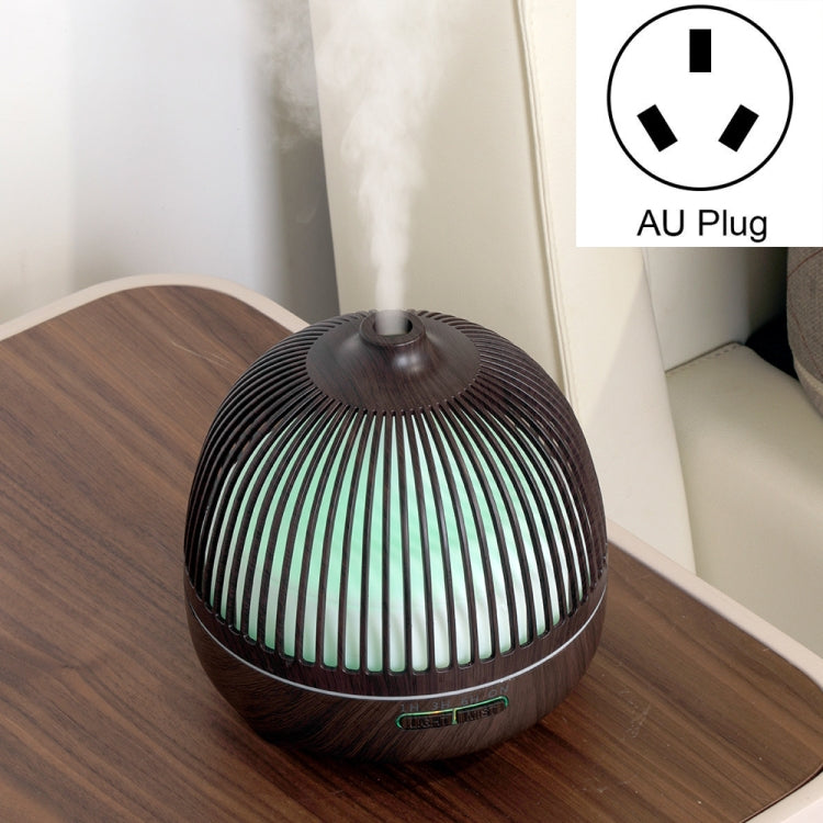 Bird Cage Wood Graphic Aromatherapy Machine Ultrasonic Smart Home Colorful Night Light Hollow Humidifier Reluova