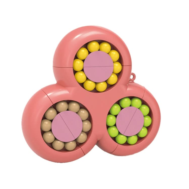 4 PCS  Rotating Magic Beans Decompression Educational Toys Children Fingertip Rubik Cube Toys Reluova