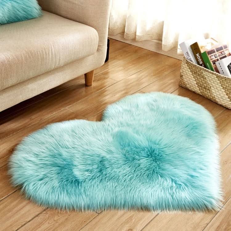 Love Heart Rugs Artificial Wool Sheepskin Hairy Carpet Faux Floor Mat Fur Plain Fluffy Soft Area Rug Tapetes, Series 2