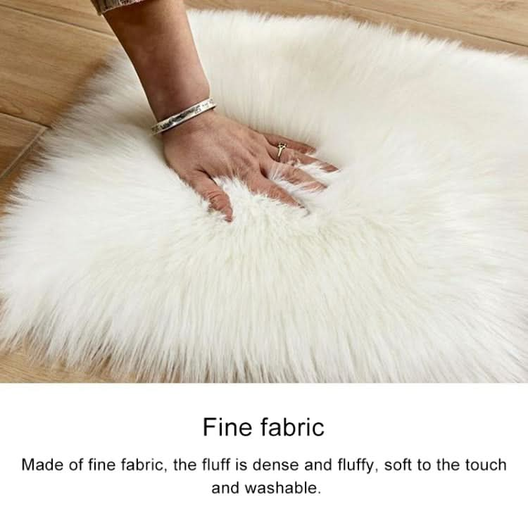 Love Heart Rugs Artificial Wool Sheepskin Hairy Carpet Faux Floor Mat Fur Plain Fluffy Soft Area Rug Tapetes, Series 2 Reluova