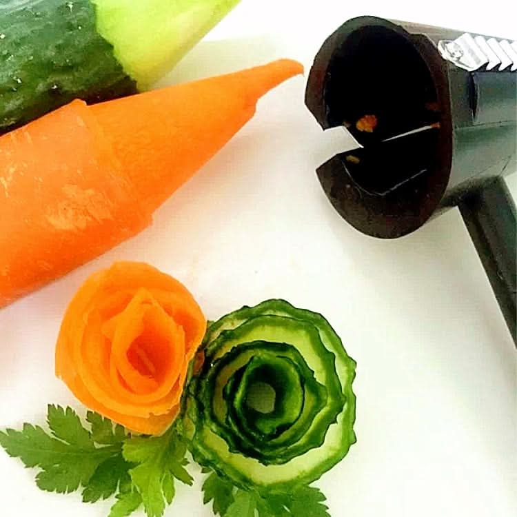 Plastic Vegetable Cutter Spiral Slicer Peeler Fruits Device Kitchen Gadget - Reluova