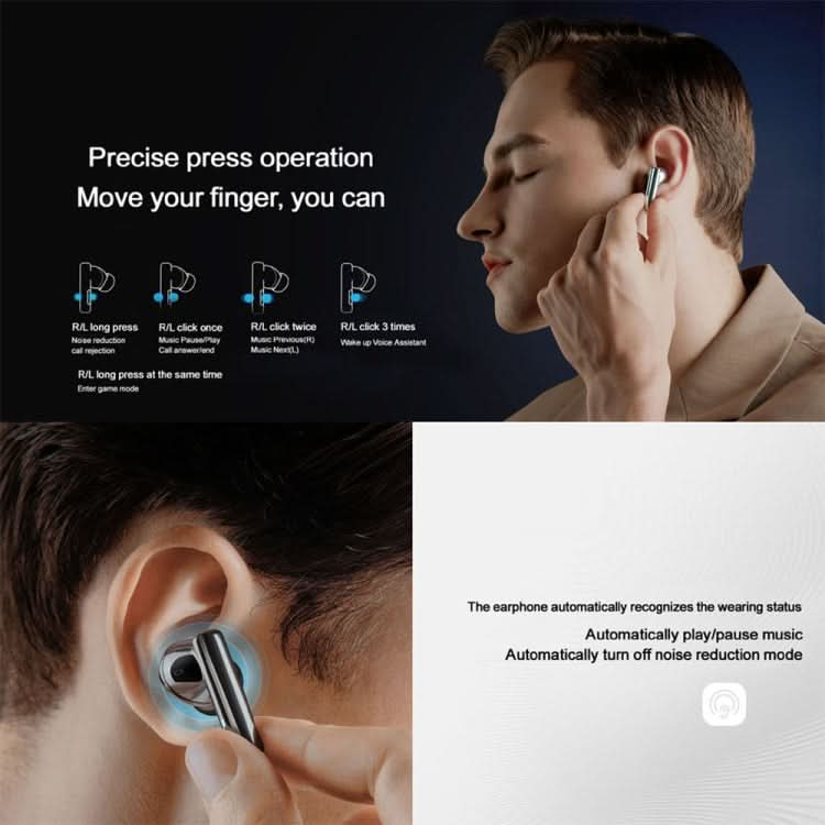 Honor Earbuds X3 Active Noise Reduction Bluetooth Earphones In-Ear Waterproof Wireless Earphones