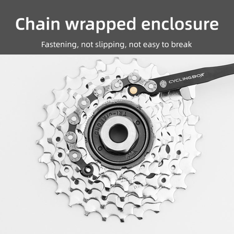 CYCLINGBOX BG-201401 Bicycle Repair Flywheel Disassembly Wrench Mountain Bike Portable Fast Repair Wrench