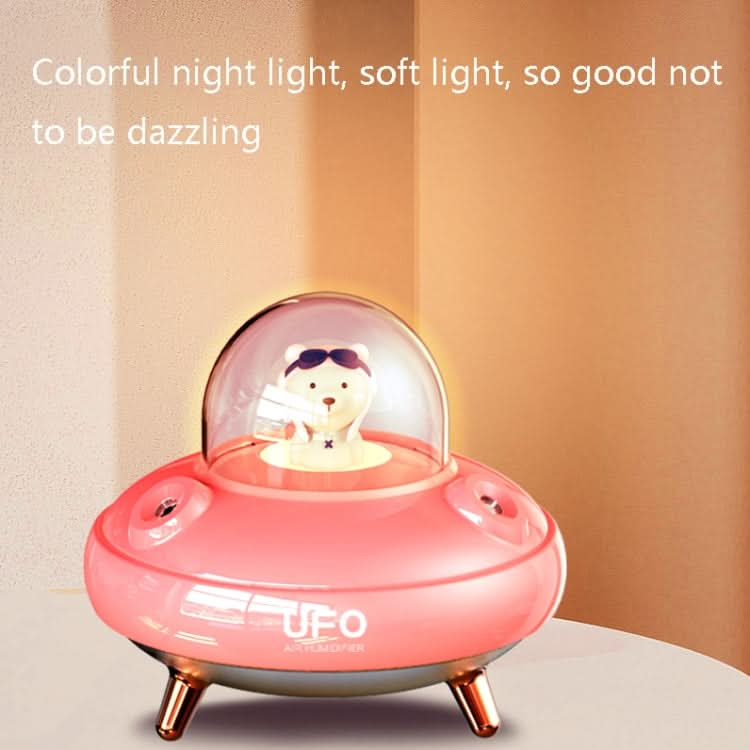 HO3 UFO Double Spraying Pet Humidifier Home Air Nebulizer Water Replenishing Instrument