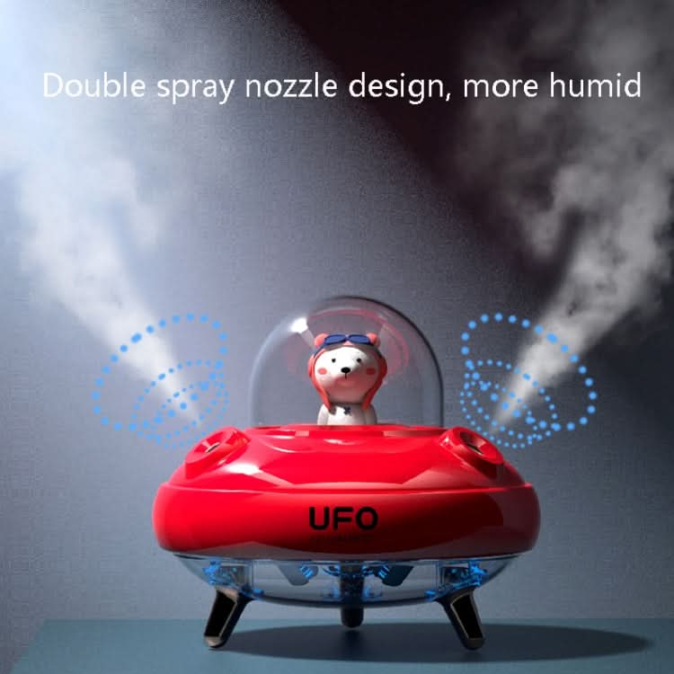 HO3 UFO Double Spraying Pet Humidifier Home Air Nebulizer Water Replenishing Instrument Reluova