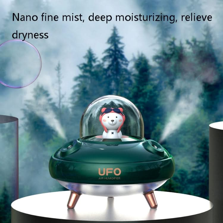 HO3 UFO Double Spraying Pet Humidifier Home Air Nebulizer Water Replenishing Instrument Reluova