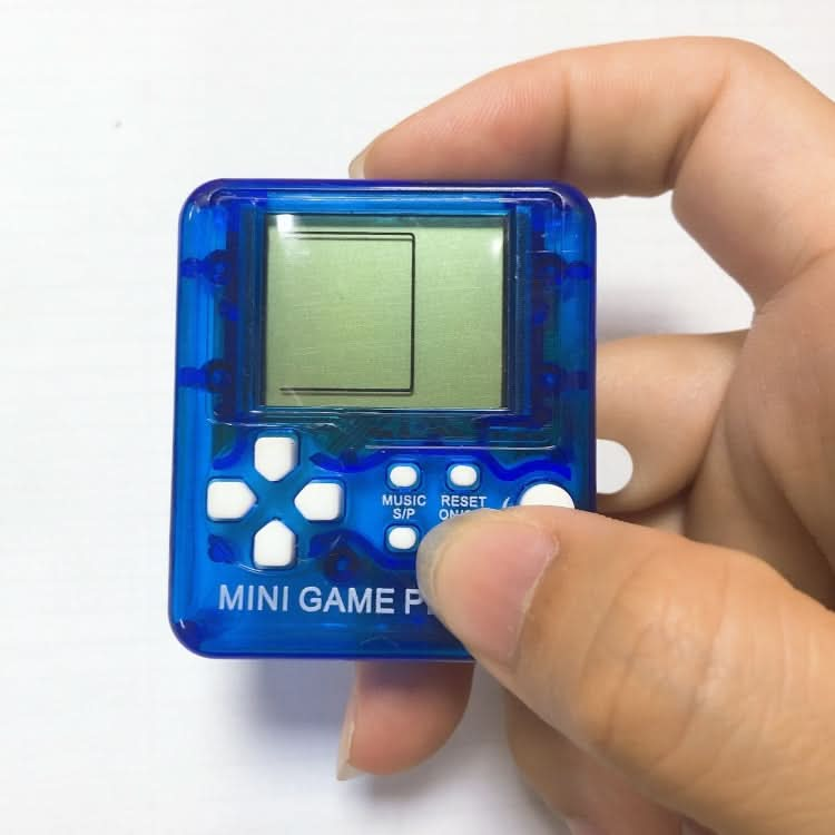 4 PCS Handheld Mini Game Console Toy Classic Brick Game Console with Keychain Reluova