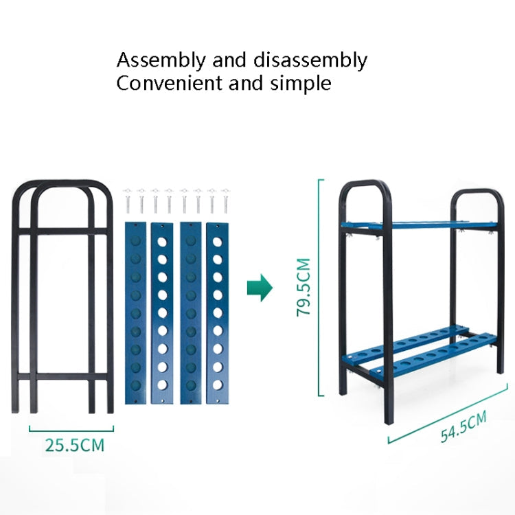 PGM Golf Club Display Stand 18-Hole Double-Layer Rack