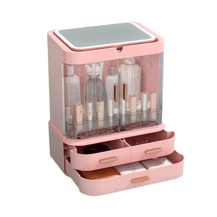 Dust-Proof Drawer Type Cosmetic Storage Box Household Large-Capacity Desktop Lipstick Storage Box