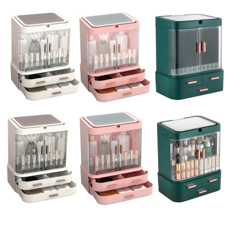 Dust-Proof Drawer Type Cosmetic Storage Box Household Large-Capacity Desktop Lipstick Storage Box