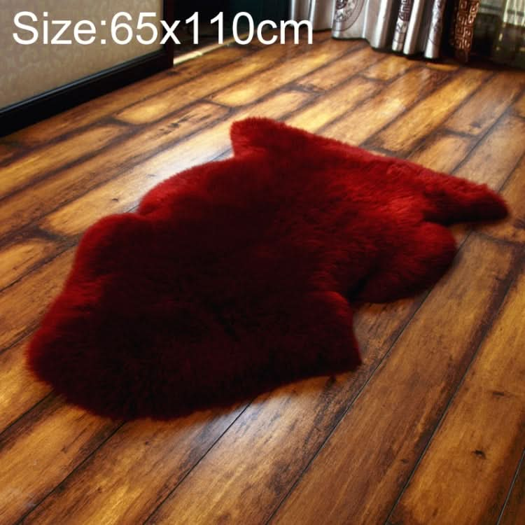 Pure Real Wool Sofa Cushion Fur Full Whole Sheepskin Carpet Window Decoration Mat, Series 1 Reluova