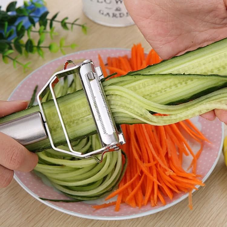 Multifunction Stainless Steel Vegetable Peeler Double Planing Grater - Reluova