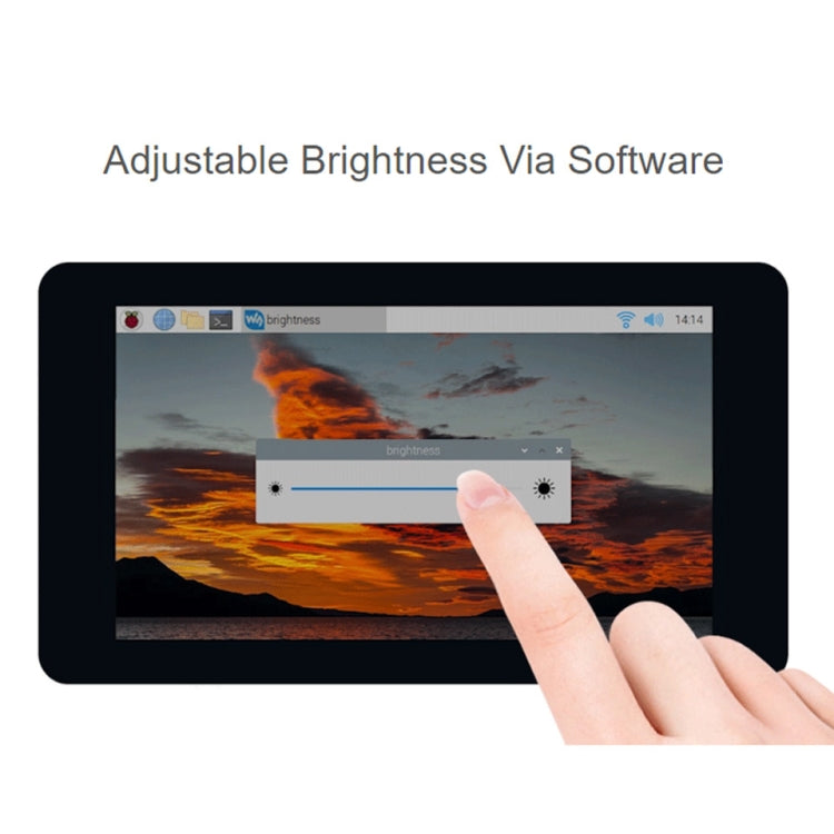 Waveshare 7 inch 800×480 IPS Capacitive Touch Display, DSI Interface, 5-Point Touch Reluova