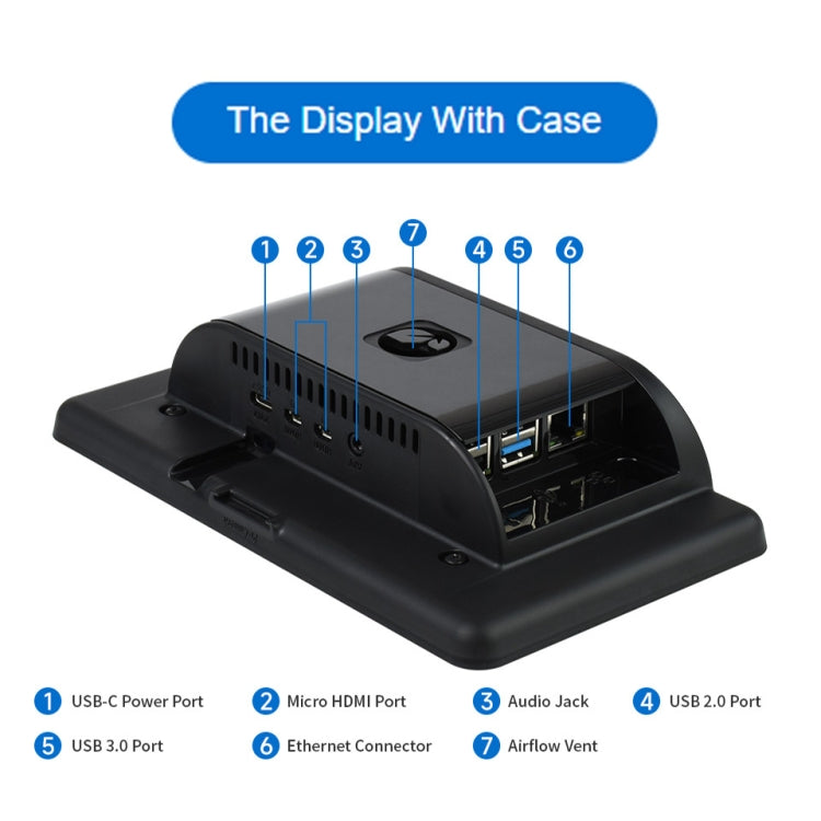 Waveshare 7 inch 800×480 IPS Capacitive Touch Display, DSI Interface, 5-Point Touch Reluova