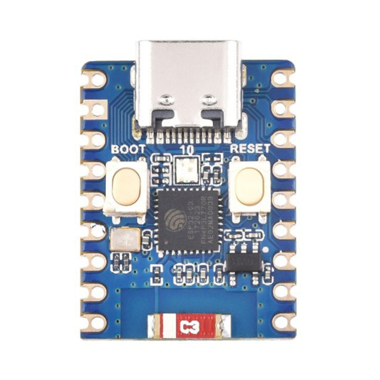 Waveshare 2.4GHz ESP32-C3 Mini Development Board, Based ESP32-C3FN4 Single-core Processor Reluova