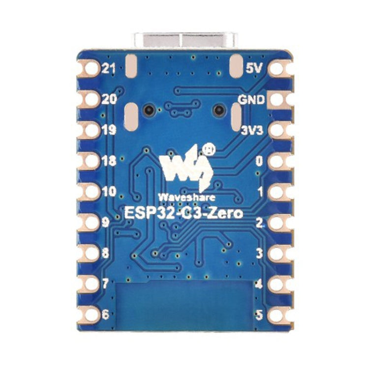 Waveshare 2.4GHz ESP32-C3 Mini Development Board, Based ESP32-C3FN4 Single-core Processor Reluova