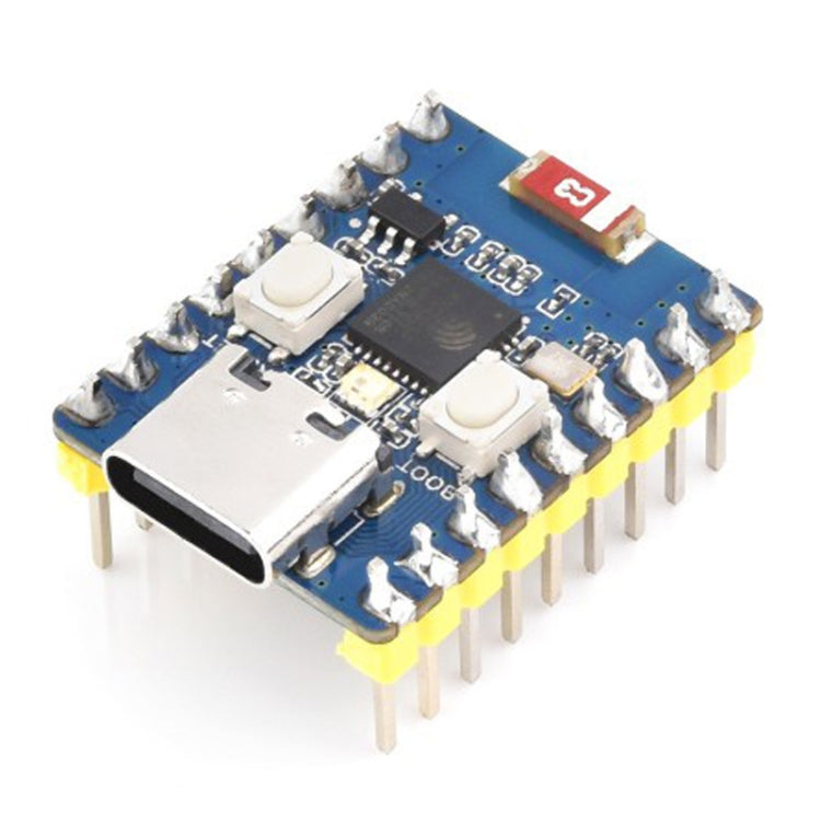 Waveshare 2.4GHz ESP32-C3 Mini Development Board, Based ESP32-C3FN4 Single-core Processor Reluova