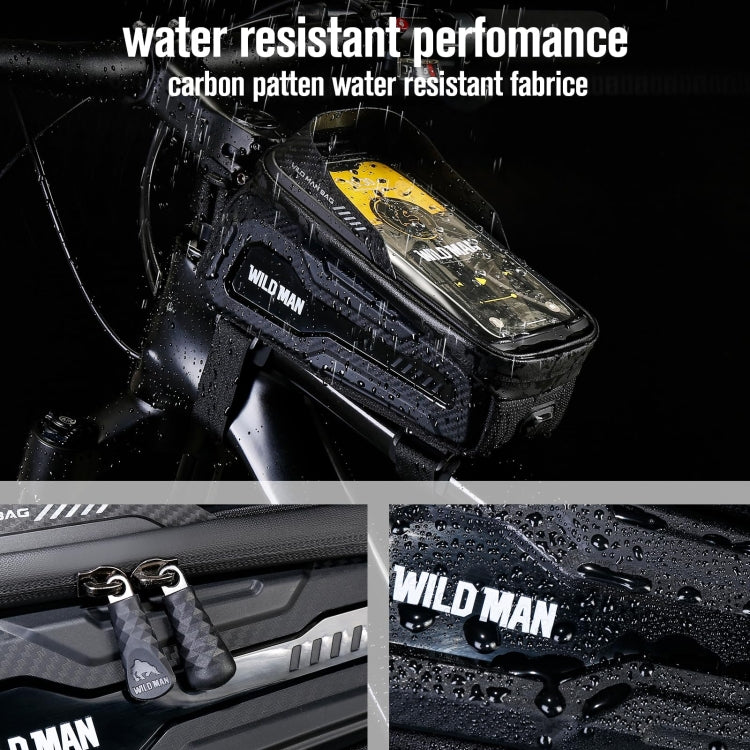 WILD MAN M20 Outdoor Cycling Bicycle Phone Touch Screen Waterproof Front Beam Bag Reluova