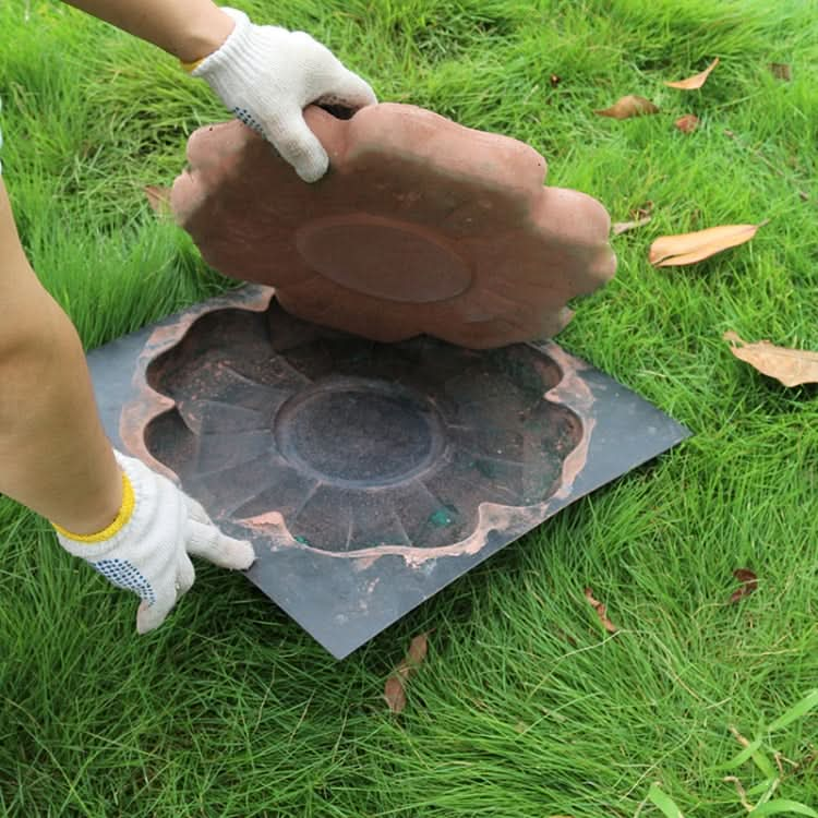 2 PCS Ting  Step Stone Mould DIY Cement Paving And Floor Tile Mould