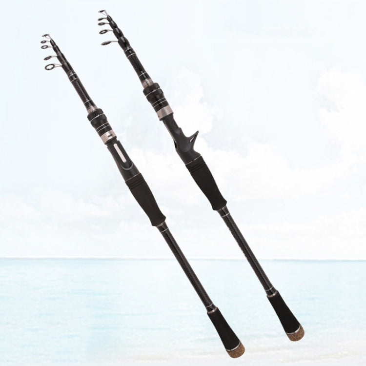 Carbon Telescopic Luya Rod Short Section Fishing Throwing Rod Reluova