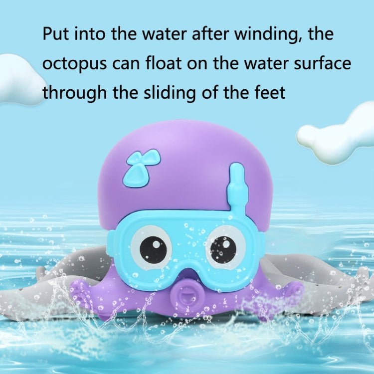 Clockwork Octopus Swimming Baby Water Playing Bathroom Bathing Toys