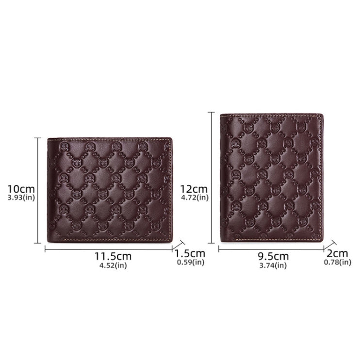 BUFF CAPTAIN 0204 Men Leather Horizontal And Vertical Wallet First-Layer Cowhide Anti-Theft Brush Card Clamp My Store