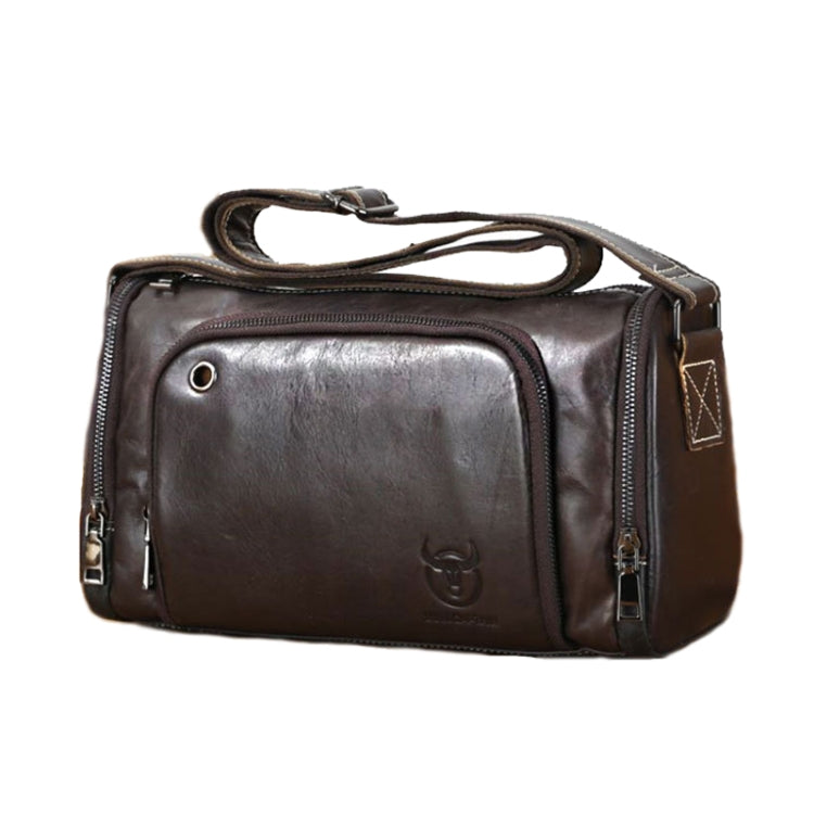 BUFF CAPTAIN HKDJB--001 First-Layer Cowhide Shoulder Messenger Bag Sports Men Leather Bag My Store