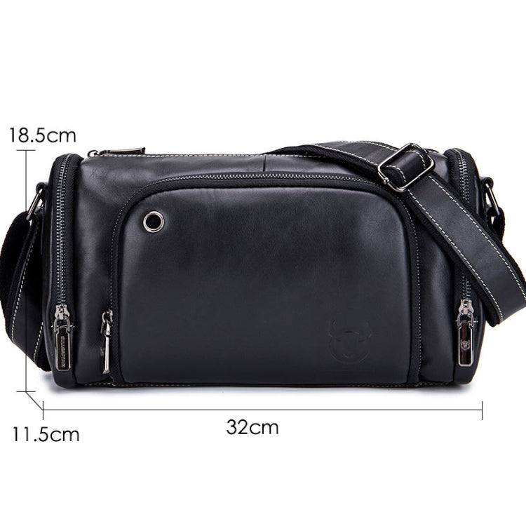 BUFF CAPTAIN HKDJB--001 First-Layer Cowhide Shoulder Messenger Bag Sports Men Leather Bag My Store