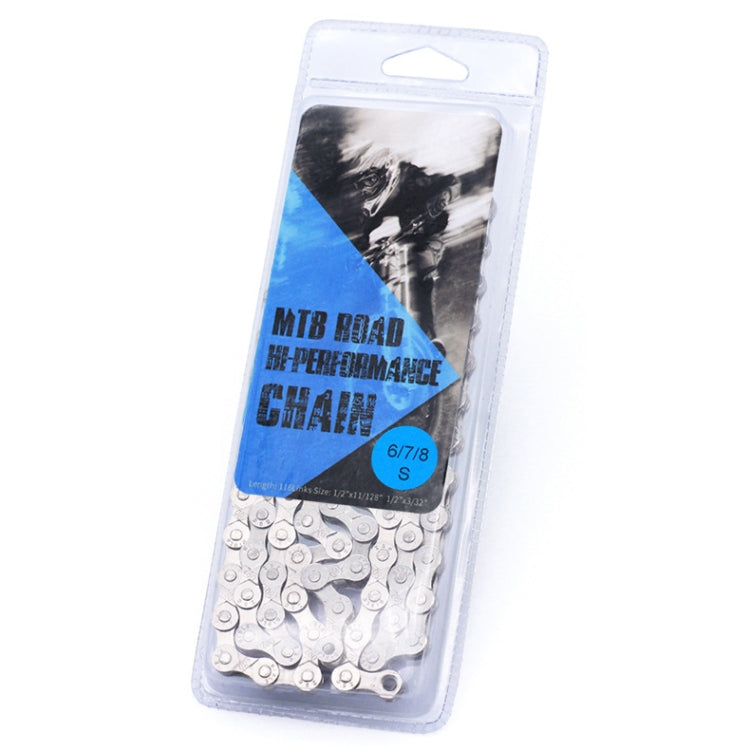 Mountain Road Bike Chain Electroplating Chain, Specification: Reluova