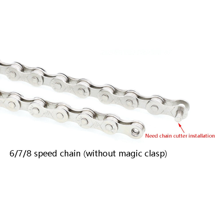 Mountain Road Bike Chain Electroplating Chain, Specification: Reluova