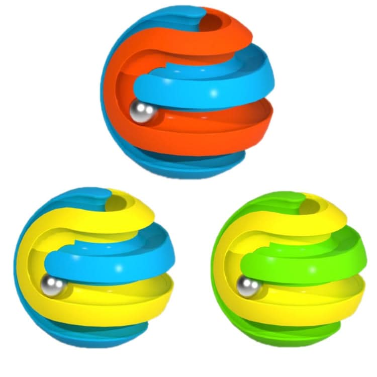 3 PCS Ball Track Fidget Cube Puzzle Decompression Toy Reluova