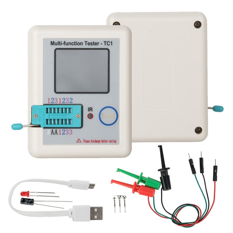 LCR-TC1 Full Colorful Screen Transistor Tester for Diode Triode Capacitor Resistor Test Reluova