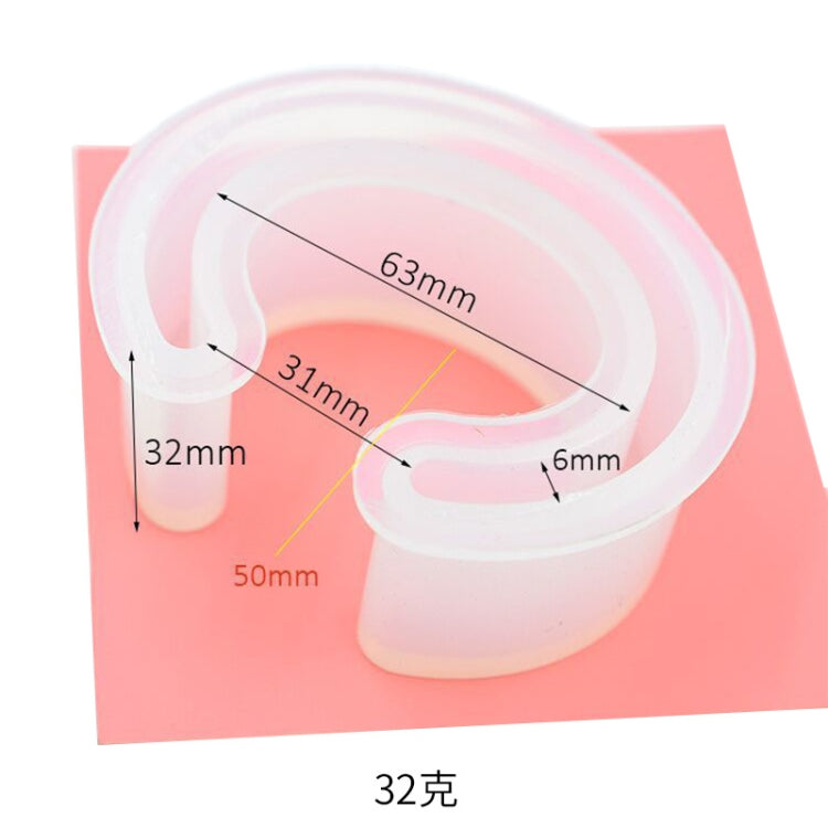 C Type Bracelet Half-Opening Mould DIY Crystal Epoxy Silicone Mould