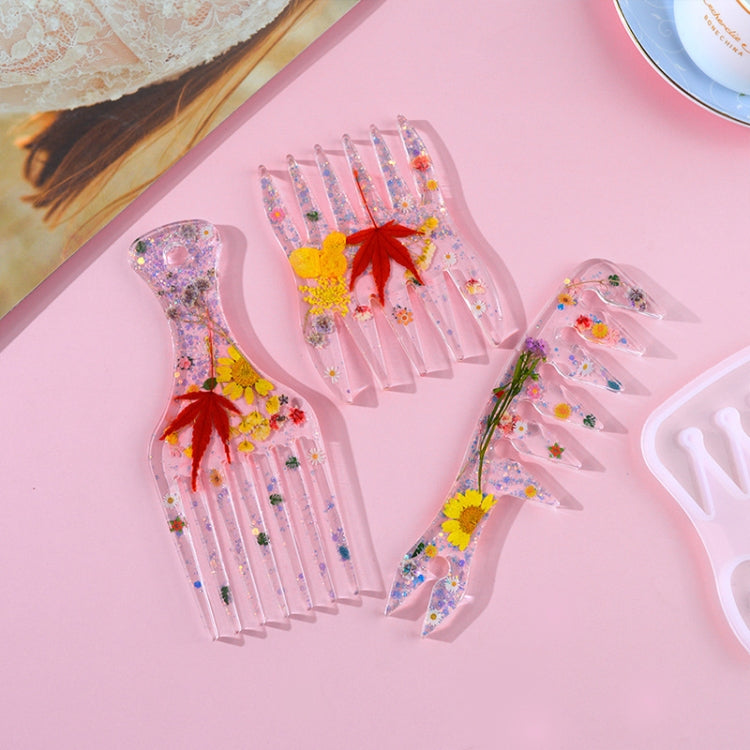 DIY Crystal Elastic Mold Comb Silicone Mold