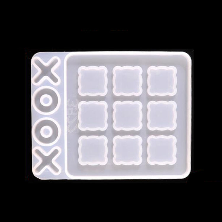 DIY Crystal Elastic Chessboard Game Mold Nine Palace Game Chess Word Chess Mold My Store