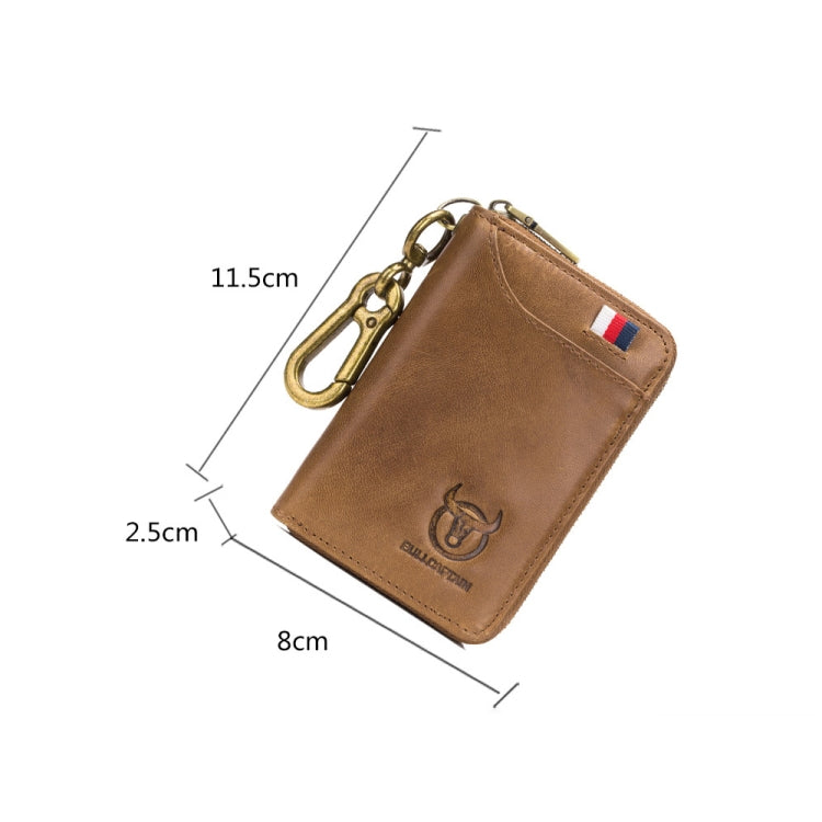 BUFF CAPTAIN 474 Multifunctional Leather Coin Purse Man Hanging Waist Door Anti-Brush Key Bag My Store