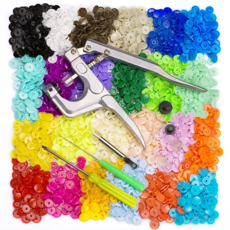 Colorful Plastic Resin Children Clothes Button Hand Pressure Pliers Installation Tool Reluova